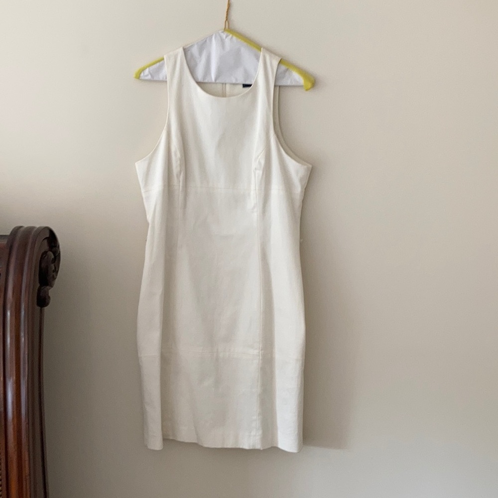 French Connection off white/cream structured dress